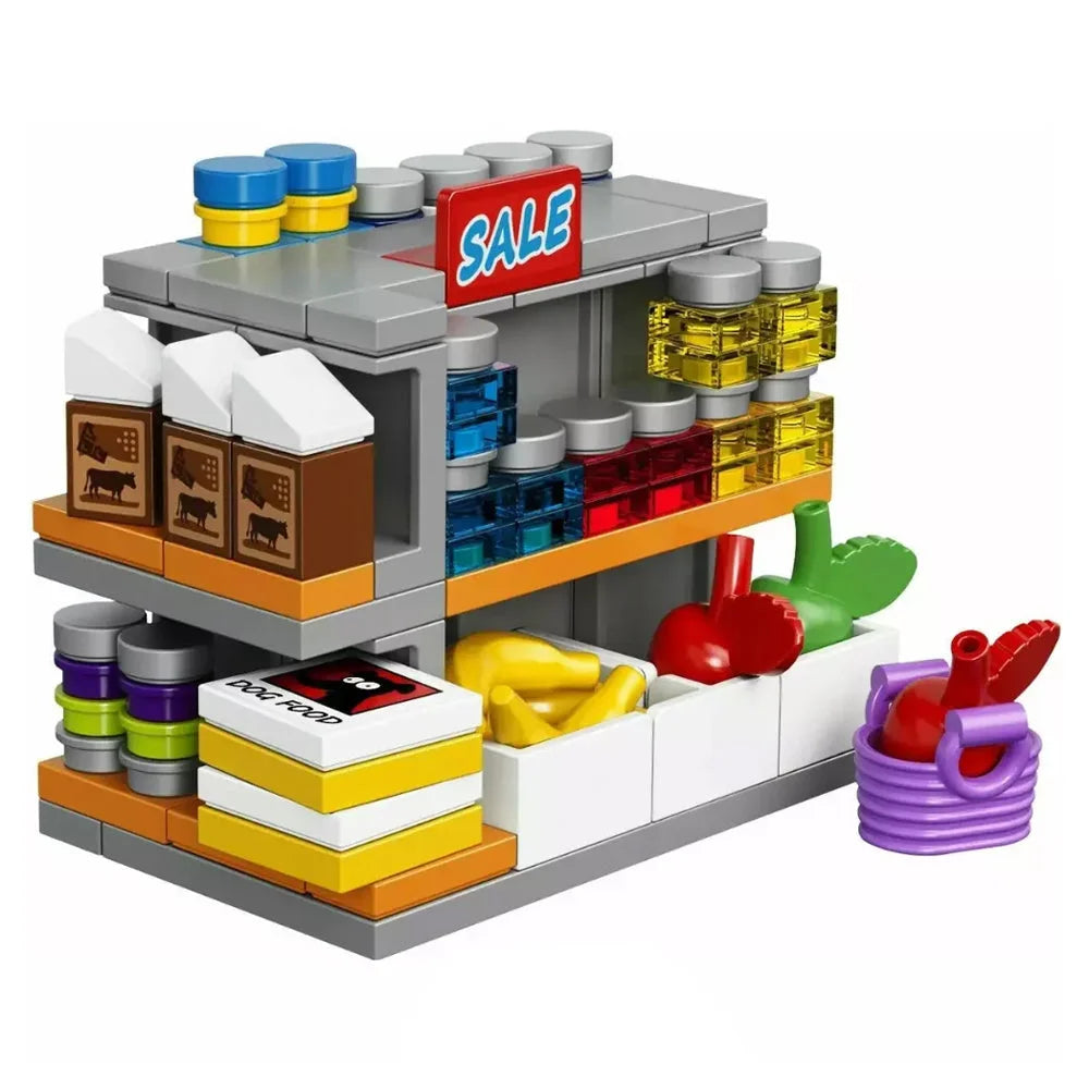 Simpsons Kwik-E-Mart 71016 Convenience Store Building Blocks 2179PCS + 6 Figures Kwik-E-Mart Building Blocks