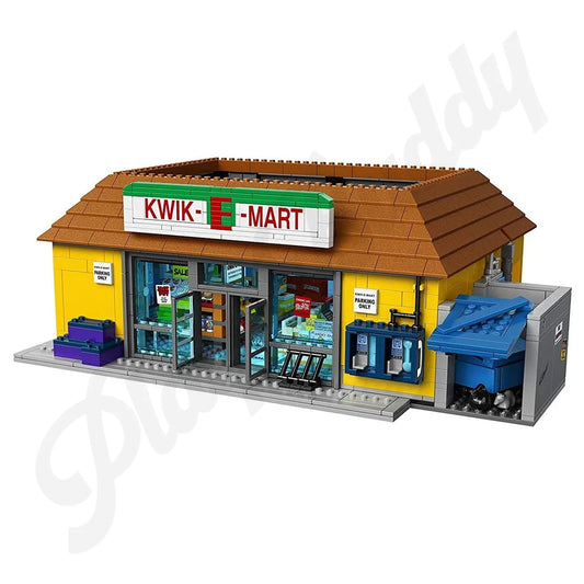 Simpsons Kwik-E-Mart 71016 Convenience Store Building Blocks 2179PCS + 6 Figures Kwik-E-Mart Building Blocks