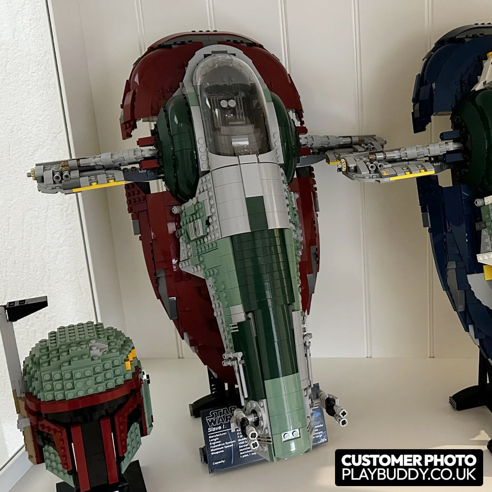 Star Wars Slave I (75060) 1996PCS Building Blocks Assembly Bricks w/ 4 Figures