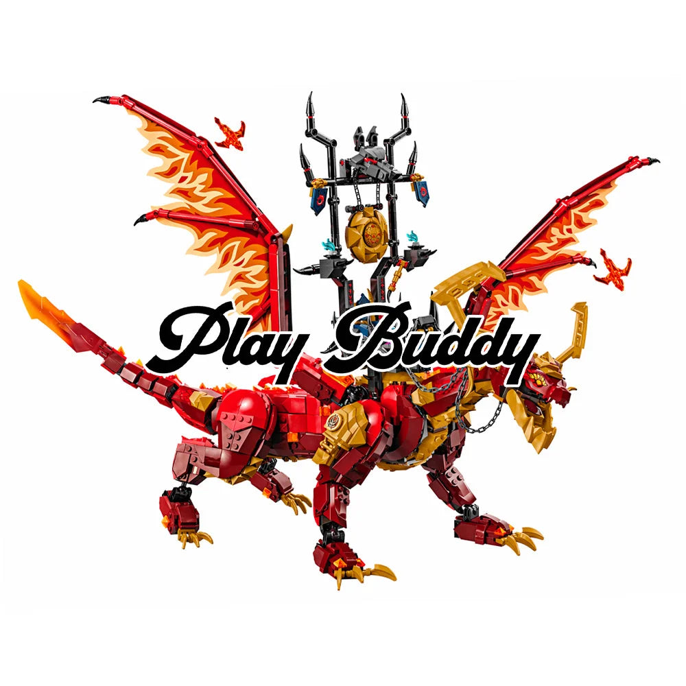Source Dragon of Motion (71822) 1716PCS Building Blocks w/ 6 Figures - Source Dragon of Motion - Building Blocks