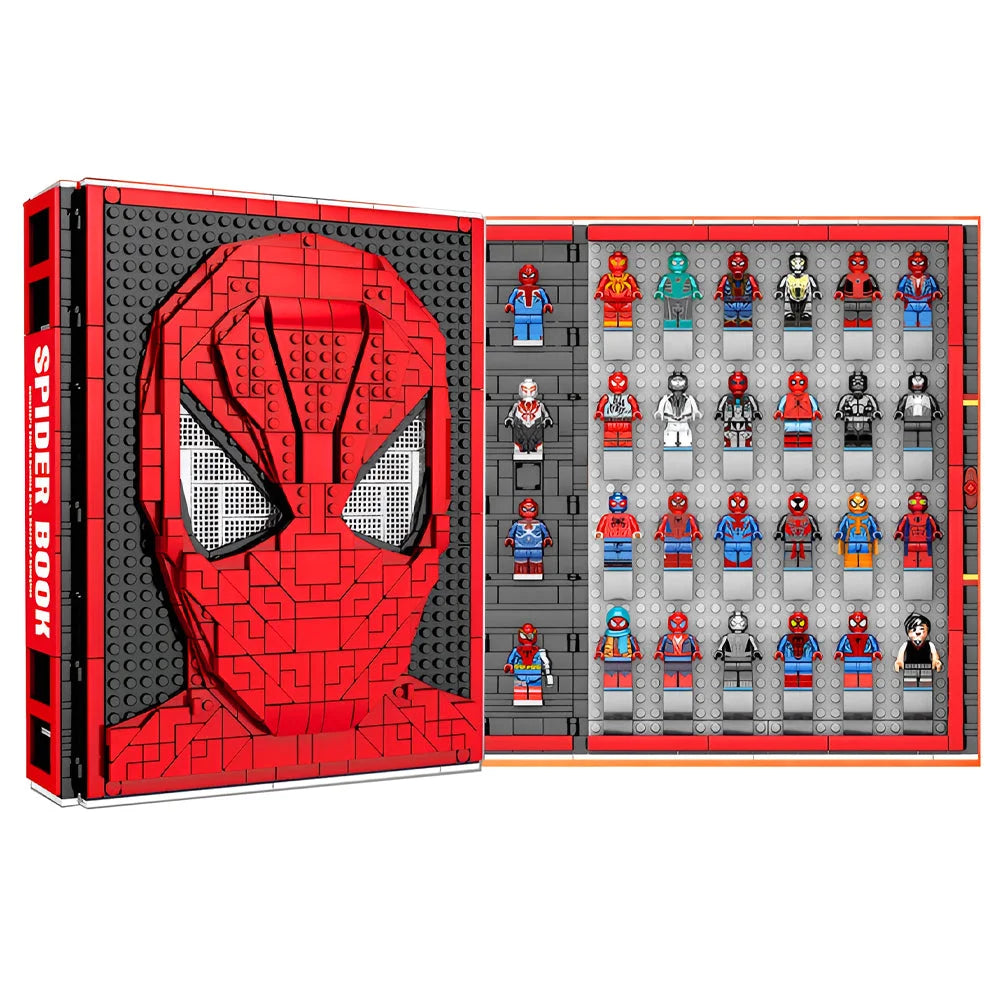 Spider-Man Book (2461) 1888PCS Building Blocks w/ 55 Figures - Spider-Man Book - Building Blocks