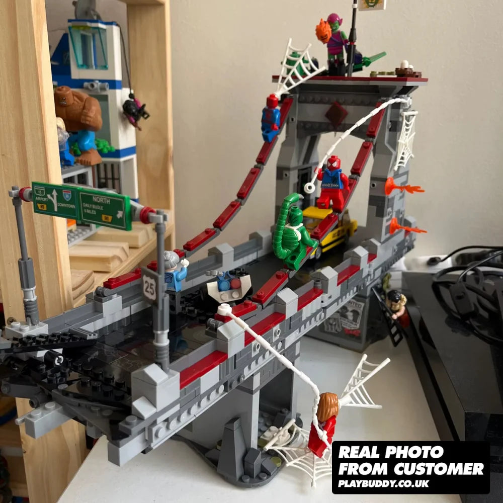 Spider Man Web Warriors Ultimate Bridge Battle (76057) Building Blocks w/ Figures Ultimate Bridge Battle / Included