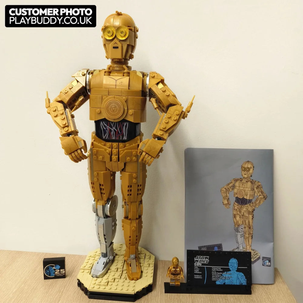 Star Wars C 3PO Robot Building Blocks 1138PCS (75398) MOC Assembly Bricks See Threepio Building Blocks