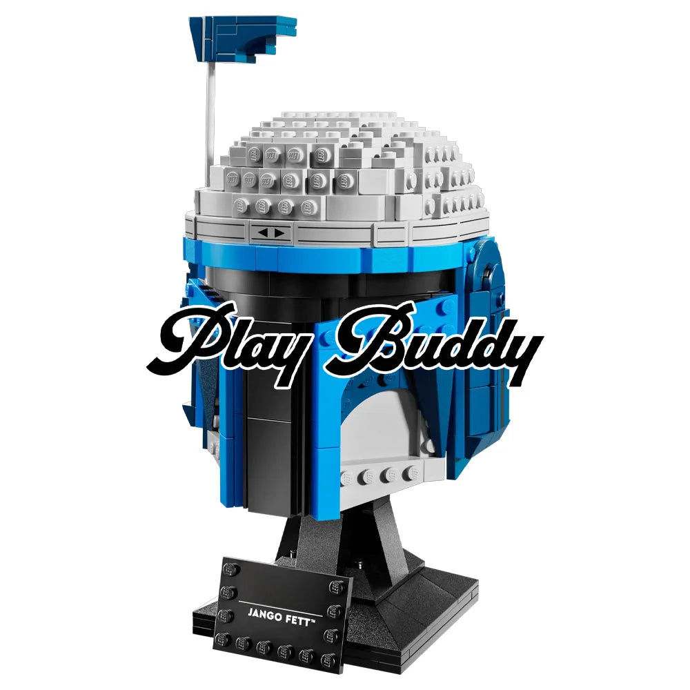 Star Wars Jango Fett Helmet Mask (75408) 616PCS Building Block Set Jango Fett Helmet / 616 Pieces Building Blocks