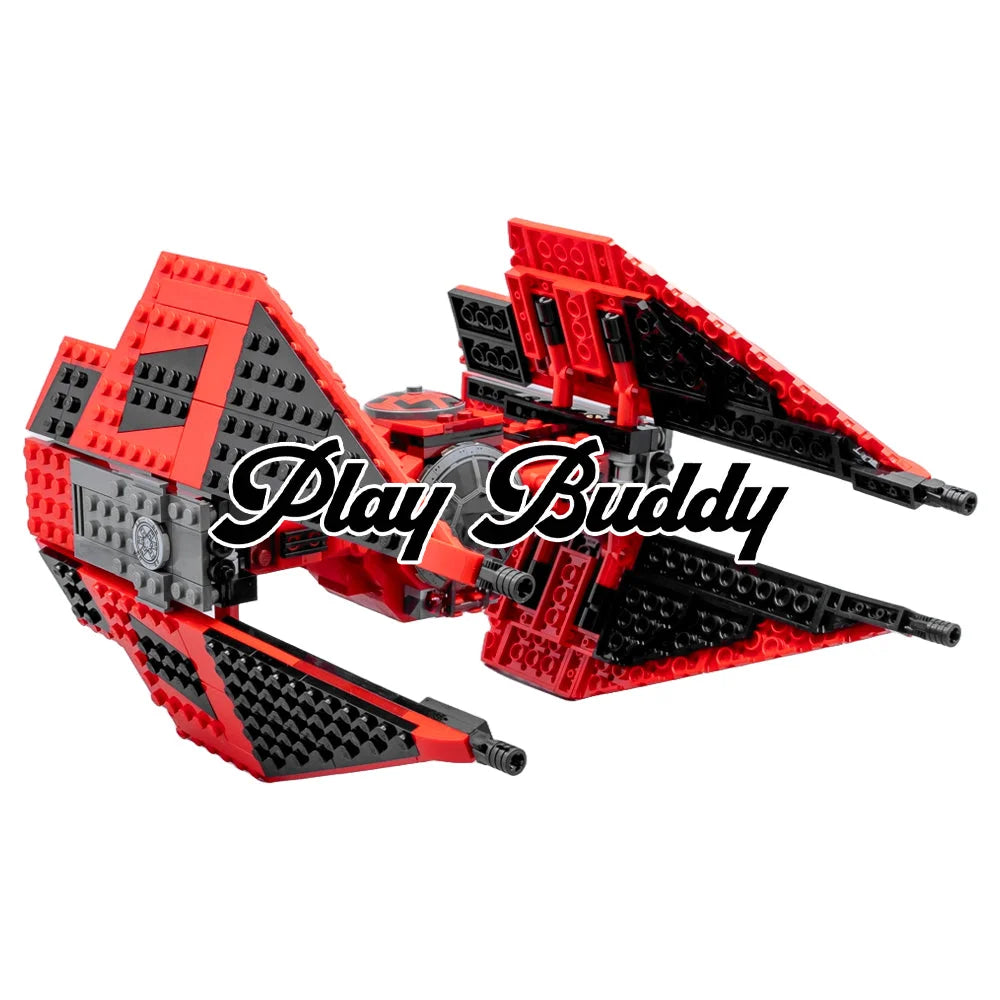 Star Wars Major Vonreg’s TIE Fighter (75240) 496PCS Building Blocks w/ 4 Figures Major Vonreg’s TIE Fighter Building