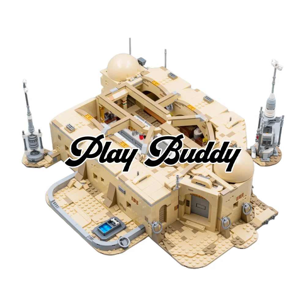 Star Wars: Mos Eisley Cantina (75290) 3187PCS Building Blocks w/ 22 Figures - Mos Eisley Cantina - Building Blocks