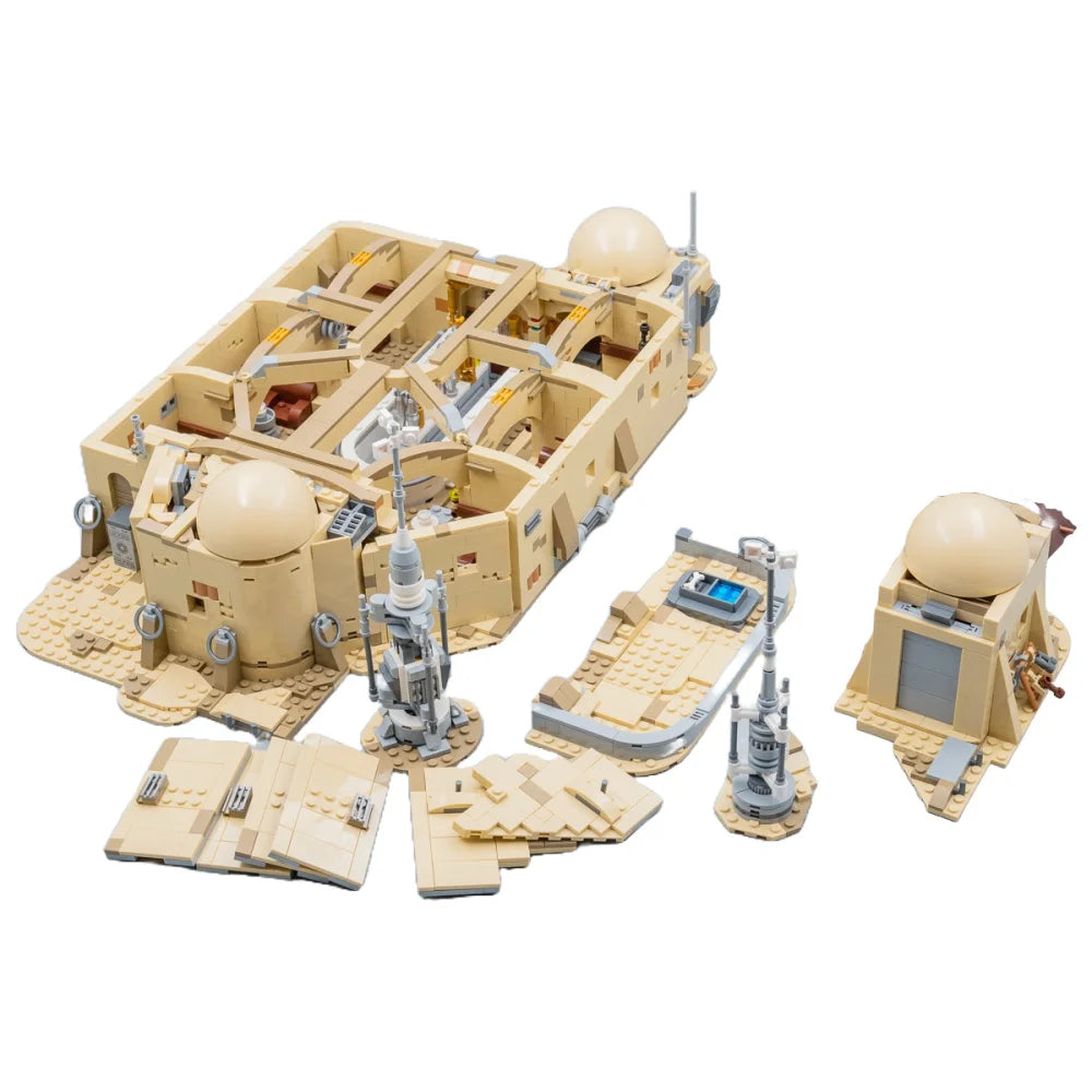 Star Wars: Mos Eisley Cantina (75290) 3187PCS Building Blocks w/ 22 Figures - Mos Eisley Cantina - Building Blocks