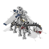 Star Wars Republic Dropship With AT OT Walker 1808PCS (10195) Building Blocks Republic Dropship With AT OT Walker