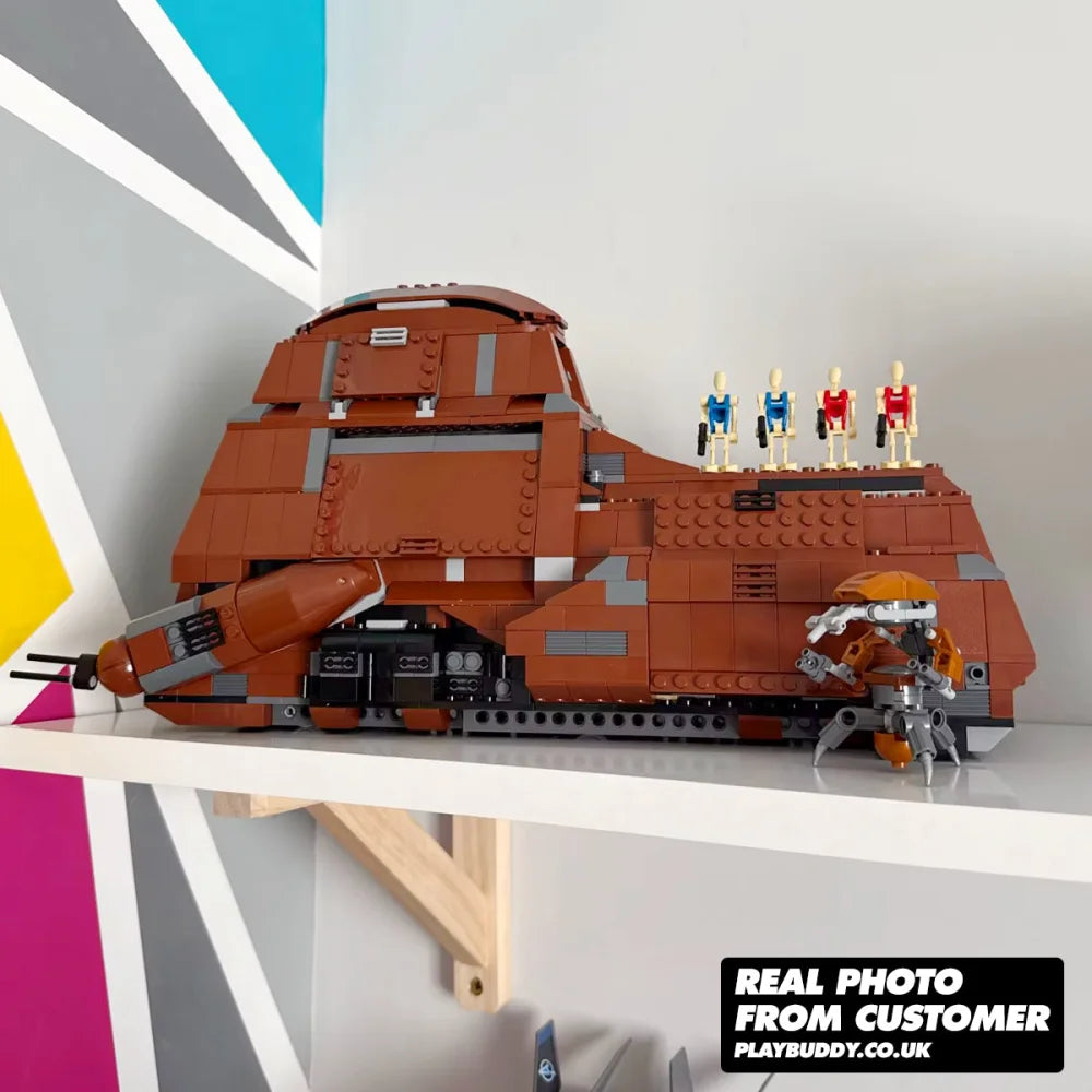 Star Wars: Trade Federation MTT (7662) 1330PCS Building Blocks w/ Figures - Trade Federation MTT - Building Blocks