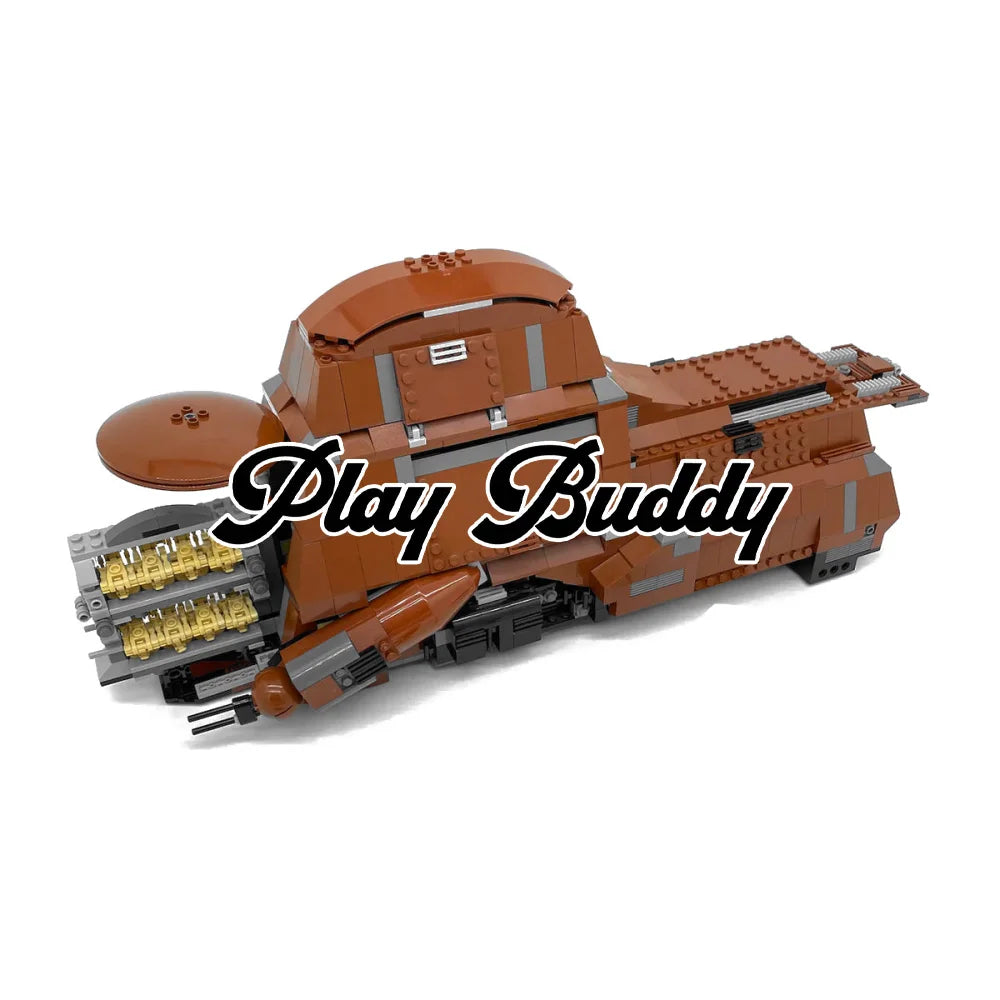 Star Wars: Trade Federation MTT (7662) 1330PCS Building Blocks w/ Figures - Trade Federation MTT - Building Blocks