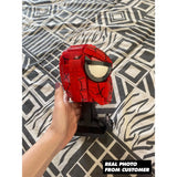 Super Heroes Spider Man Mask Building Blocks Puzzle Children’s Toy Gift Spider Man Mask / 487 Pieces Building Blocks
