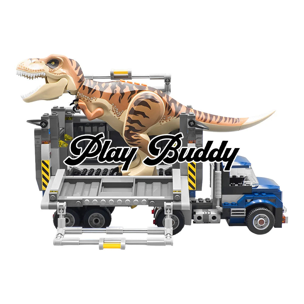 T. Rex Transport (75933) 609PCS Building Blocks w/ Figs - T. Rex Transport - Building Blocks