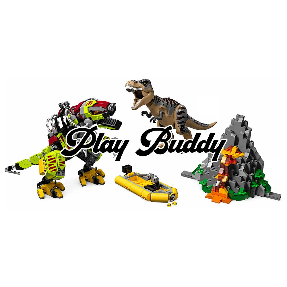 T. Rex vs Dino-Mech Battle (75938) 716PCS Building Blocks w/ Figs - T. Rex vs Dino-Mech Battle - Building Blocks