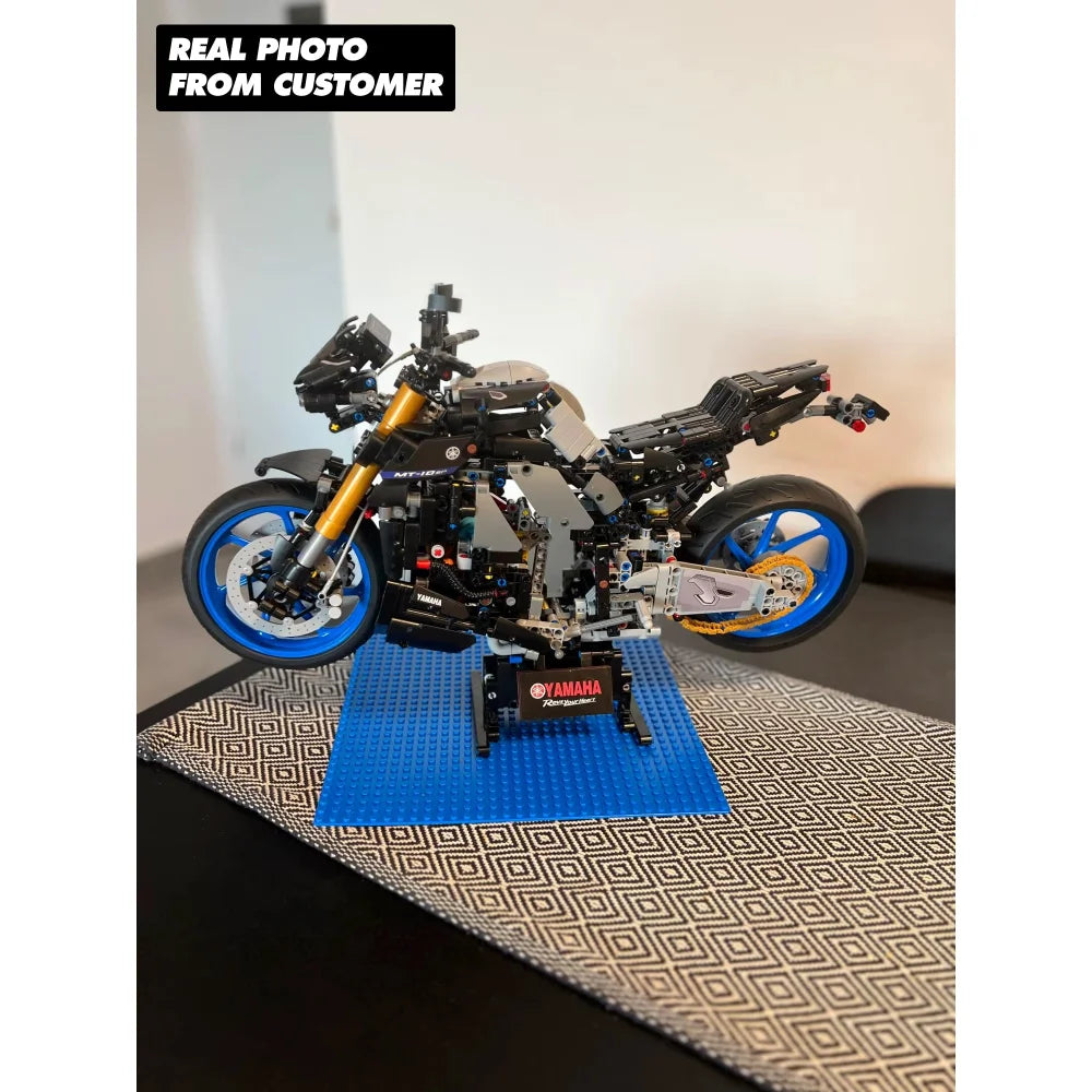 Technical Motorbike Yamaha MT-10 SP Building Blocks MOC Bike Assembly Bricks Yamha MT-10 SP Building Blocks