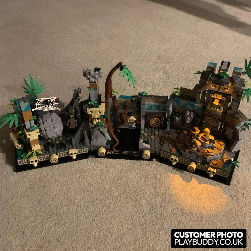 Temple of the Golden Idol (77015) 1545PCS Building Blocks w/ Figures Temple of the Golden Idol Building Blocks