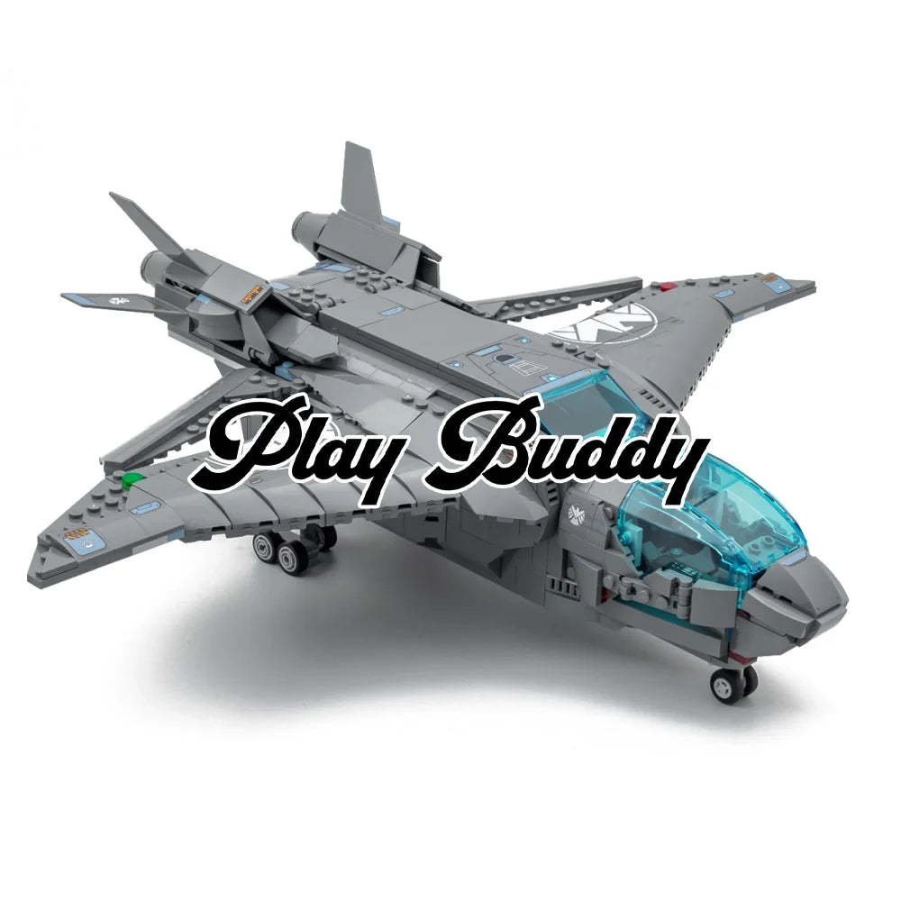 The Avengers Quinjet Building Blocks Bricks Set Space Battle Fighter Jet 795PCS no box Building Blocks
