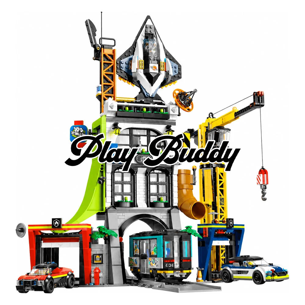 The City Tower (60473) 1941PCS Building Blocks w/ 7 Figures - The City Tower - Building Blocks