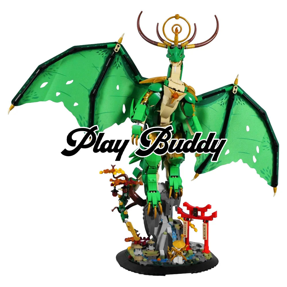 The Guardian Dragon (71847) 1650PCS Building Blocks w/ Figure - The Guardian Dragon - Building Blocks