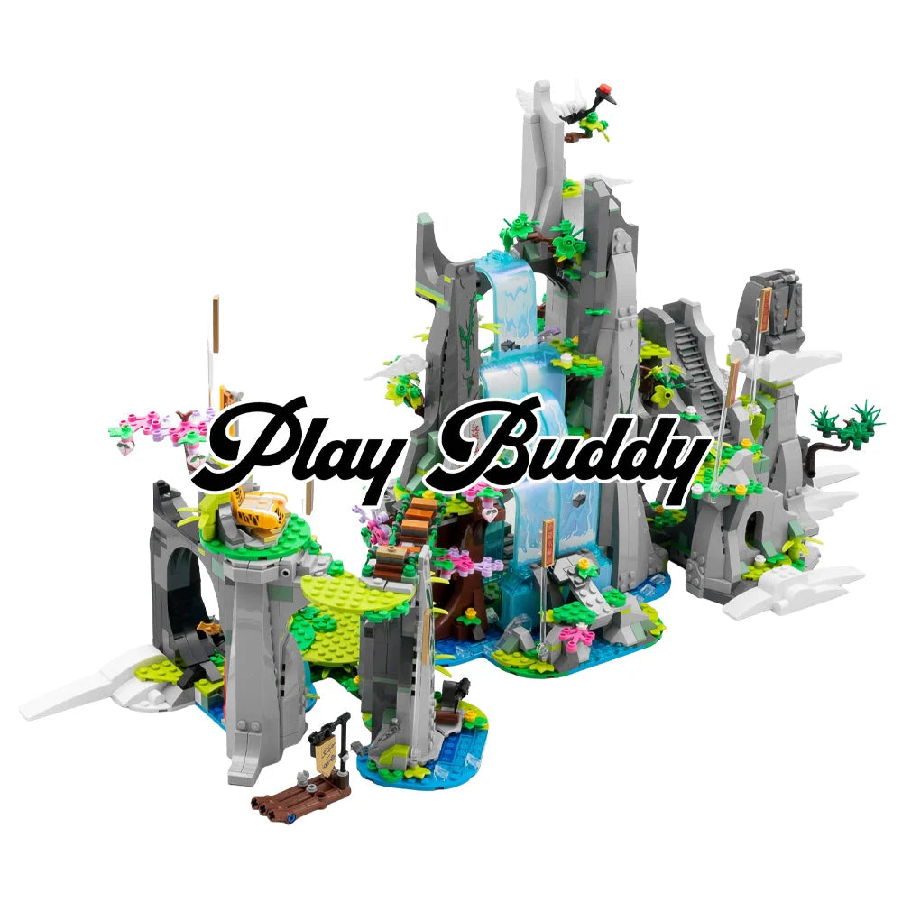 The Legendary Flower Fruit Mountain (80024) 1949PCS Building Blocks w/ Figures The Legendary Flower Fruit Mountain