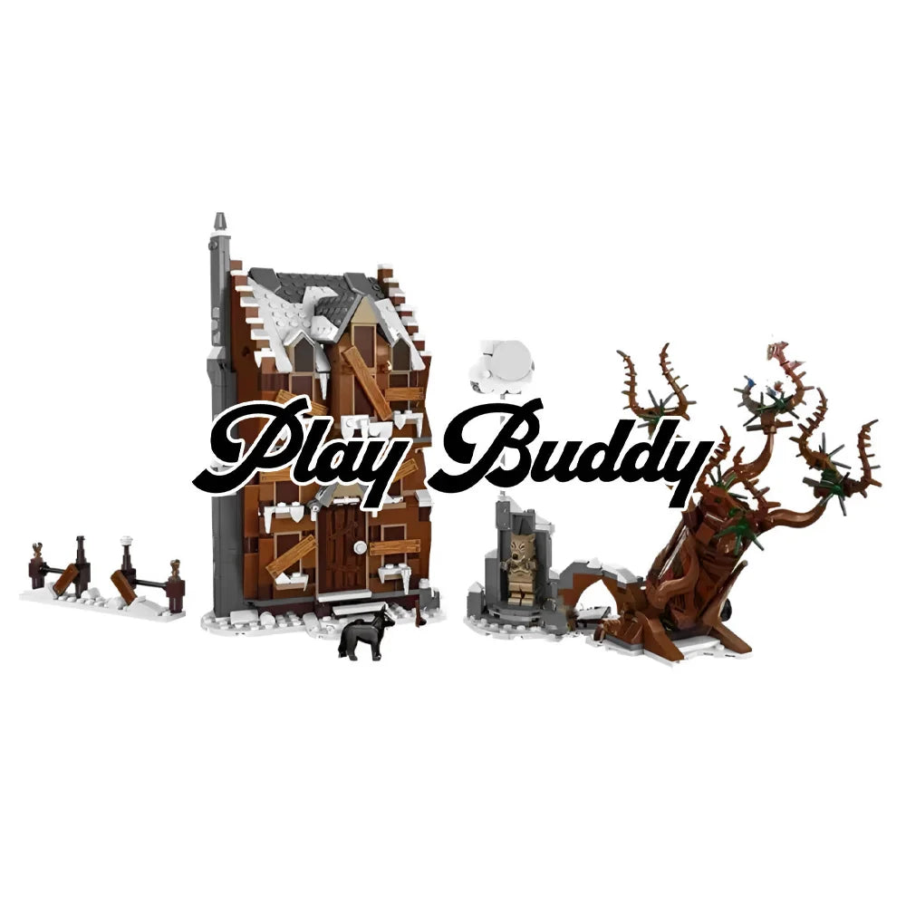 The Shrieking Shack & Whomping Willow (76407) 777PCS Building Blocks w/ Figures The Shrieking Shack & Whomping Willow