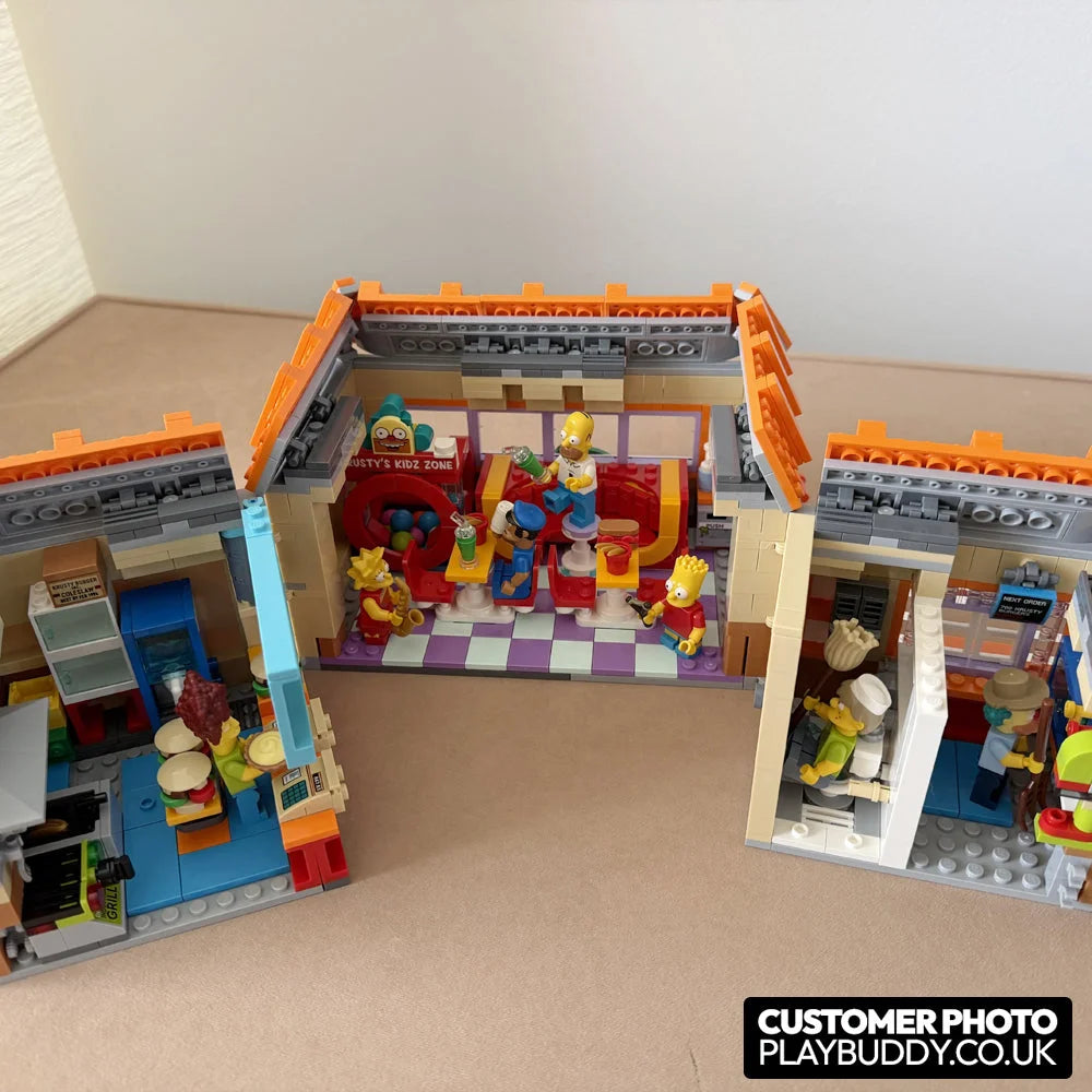The Simpsons: Krusty Burger (10352) 1635PCS Building Blocks w/ Figures Krusty Burger Building Blocks