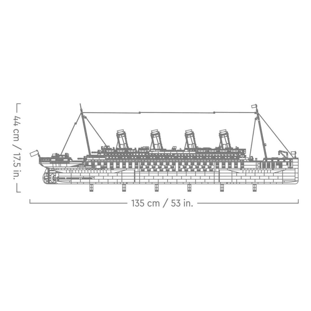 Titanic Cruise Ship (10294) Building Blocks 9090PCS High Quality ABS Kit - Titanic Cruise Ship - Building Blocks