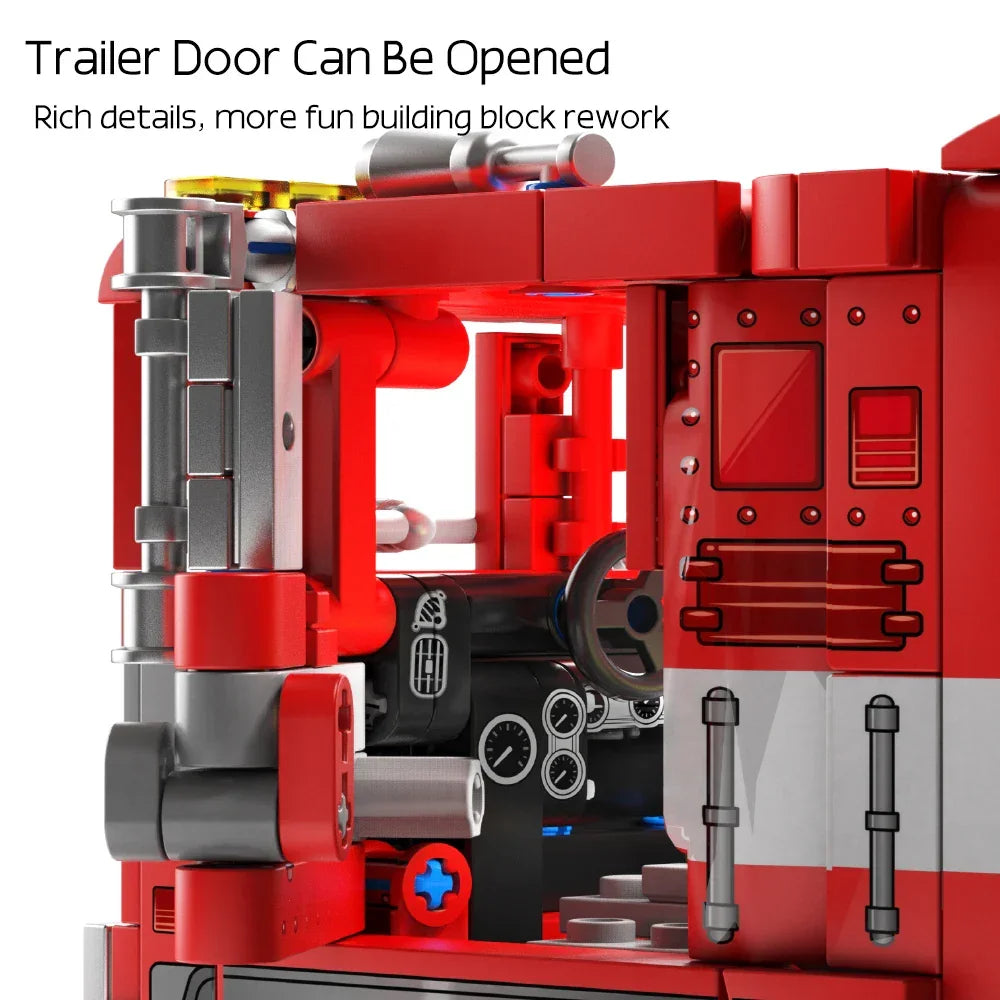 Transformers Optimus Prime Truck 2073PCS Building Blocks MOC Bricks Optimus Prime Truck Building Blocks