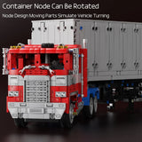 Transformers Optimus Prime Truck 2073PCS Building Blocks MOC Bricks Optimus Prime Truck Building Blocks