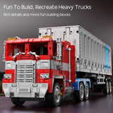 Transformers Optimus Prime Truck 2073PCS Building Blocks MOC Bricks Optimus Prime Truck Building Blocks