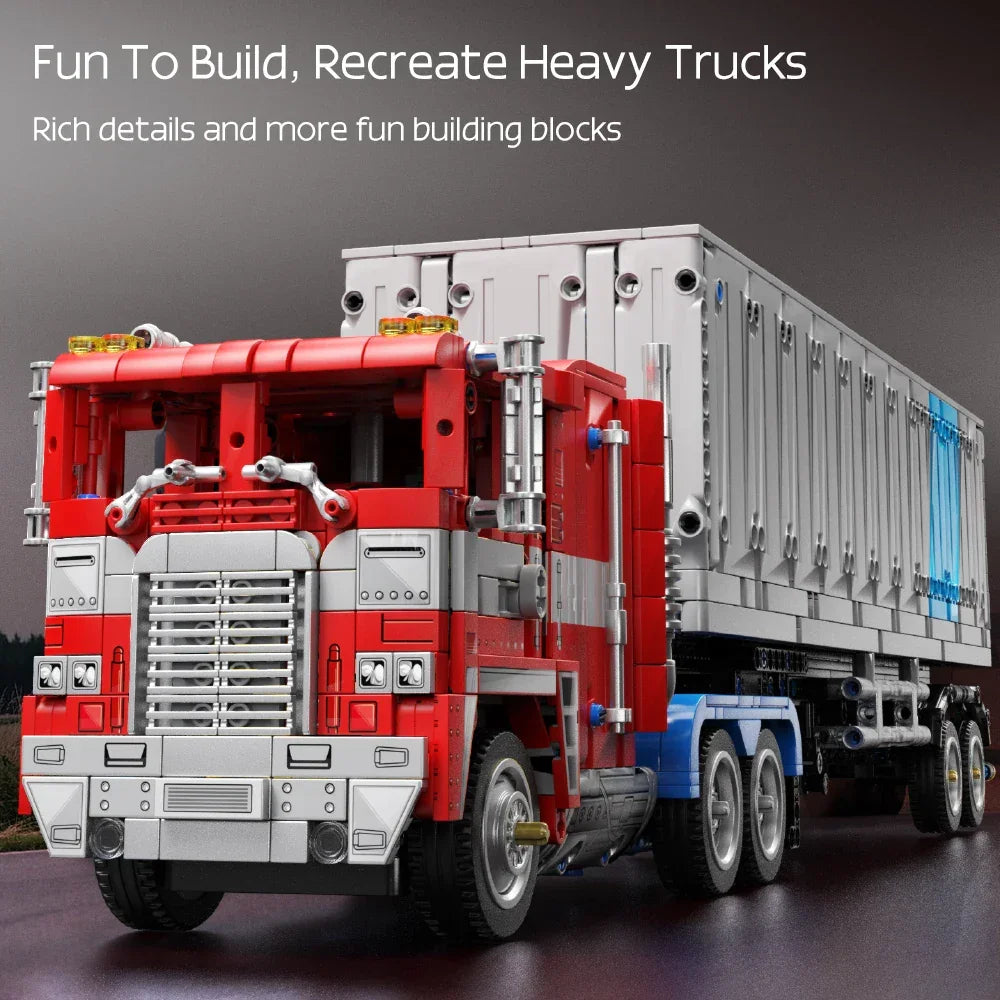 Transformers Optimus Prime Truck 2073PCS Building Blocks MOC Bricks Optimus Prime Truck Building Blocks