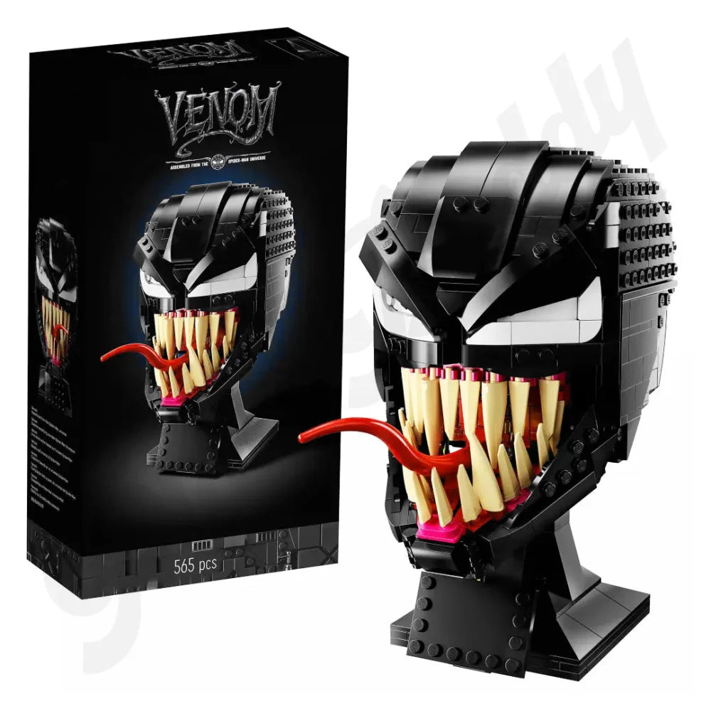 Venom Helmet Model Building Blocks Set Assembly Model Bricks Birthday Gifts Building Blocks