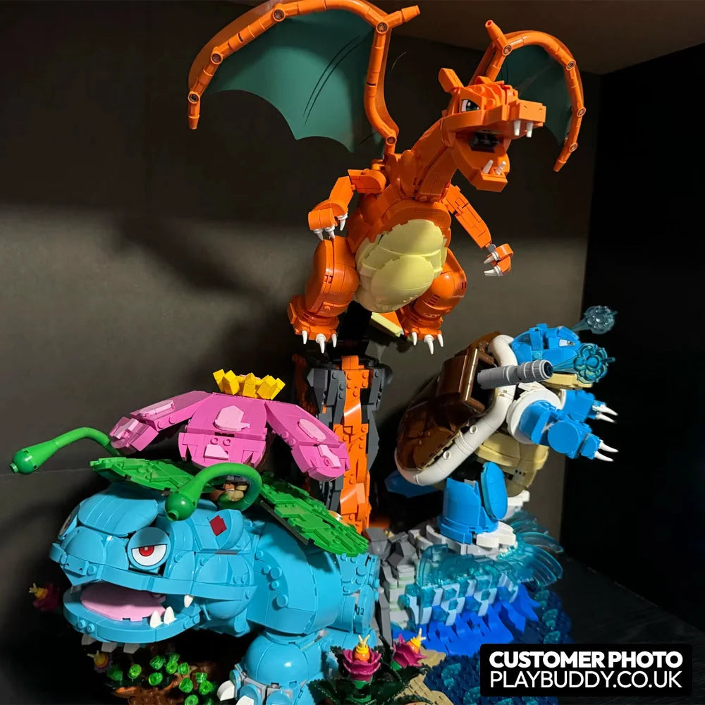 Venusaur Charizard and Blastoise (72153) 6838PCS Building Blocks - Venusaur, Charizard and Blastoise - Building Blocks