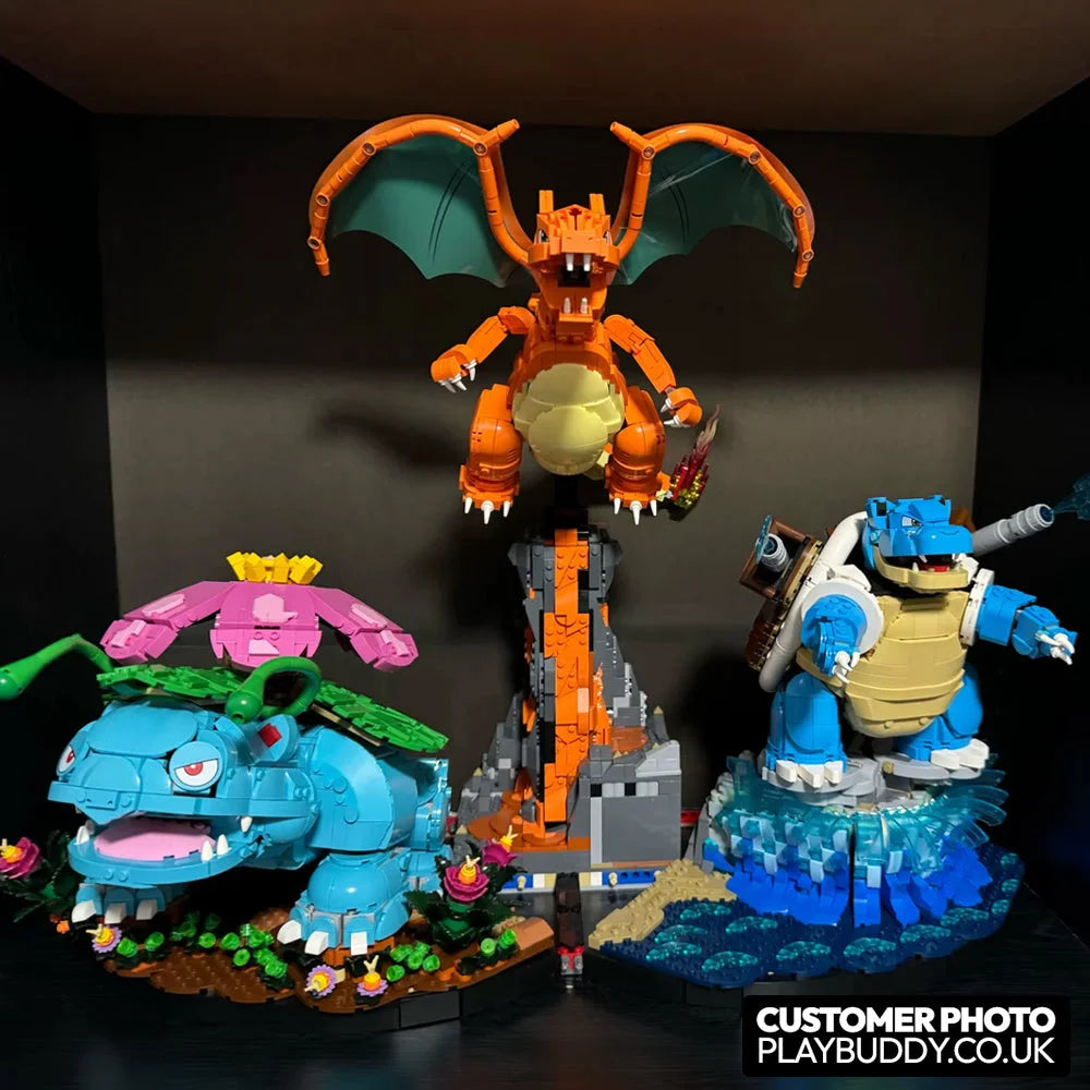 Venusaur Charizard and Blastoise (72153) 6838PCS Building Blocks - Venusaur, Charizard and Blastoise - Building Blocks