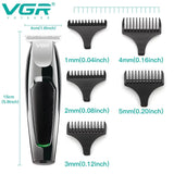 VGR V-030 Barber Clippers Rechargeable Haircut Trimmer Cordless Electric Machine Black Electric Shaver