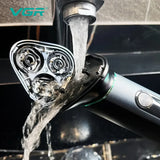 VGR V-310 Beard Shaver Rotary Waterproof Shaving Machine Rechargeable Cordless Blue Electric Shaver