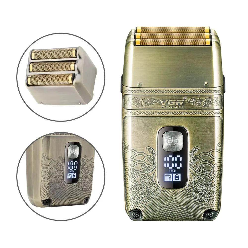 VGR V-335 Foil Shaver Men Electric Razor Cordless Beard Bald Head Skin Fade Electric Shaver