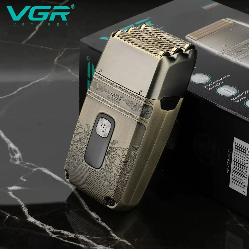 VGR V-335 Foil Shaver Men Electric Razor Cordless Beard Bald Head Skin Fade Electric Shaver