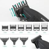 VGR V-640 Professional Barber Cordless Hair Clippers Set Beard Hair Trimmer Kit Electric Shaver