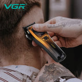 VGR V-668 Professional Hair Trimmer Vector Motor 11000RPM Cordless Barber Set 3 Colours Electric Shaver