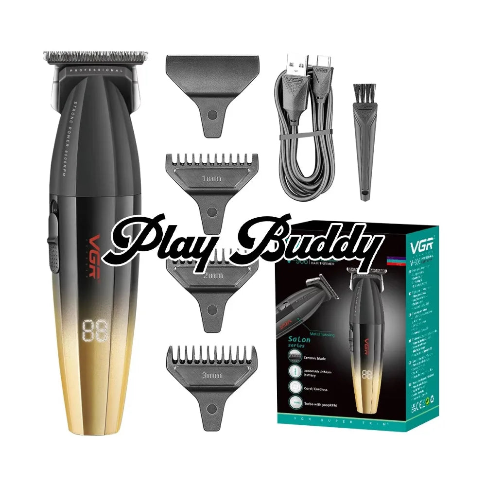 VGR V-906 Men’s Cordless Hair Clipper Cordless Electric Shaver Hair Trimmer Golden Electric Shaver