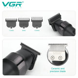 VGR V-987 Professional Turbo Hair Facial Beard Trimmer Hair Clipper Waterproof Black Electric Shaver