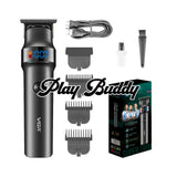 VGR V-987 Professional Turbo Hair Facial Beard Trimmer Hair Clipper Waterproof Black Electric Shaver