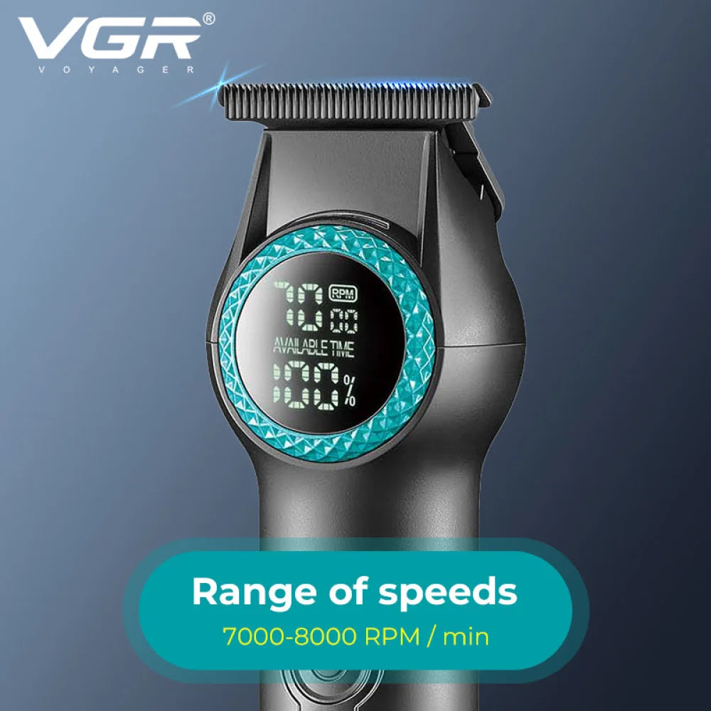 VGR V-990 Hair Trimmer Barber Hair Clipper Electric 8000RPM Cutting Machine Electric Shaver