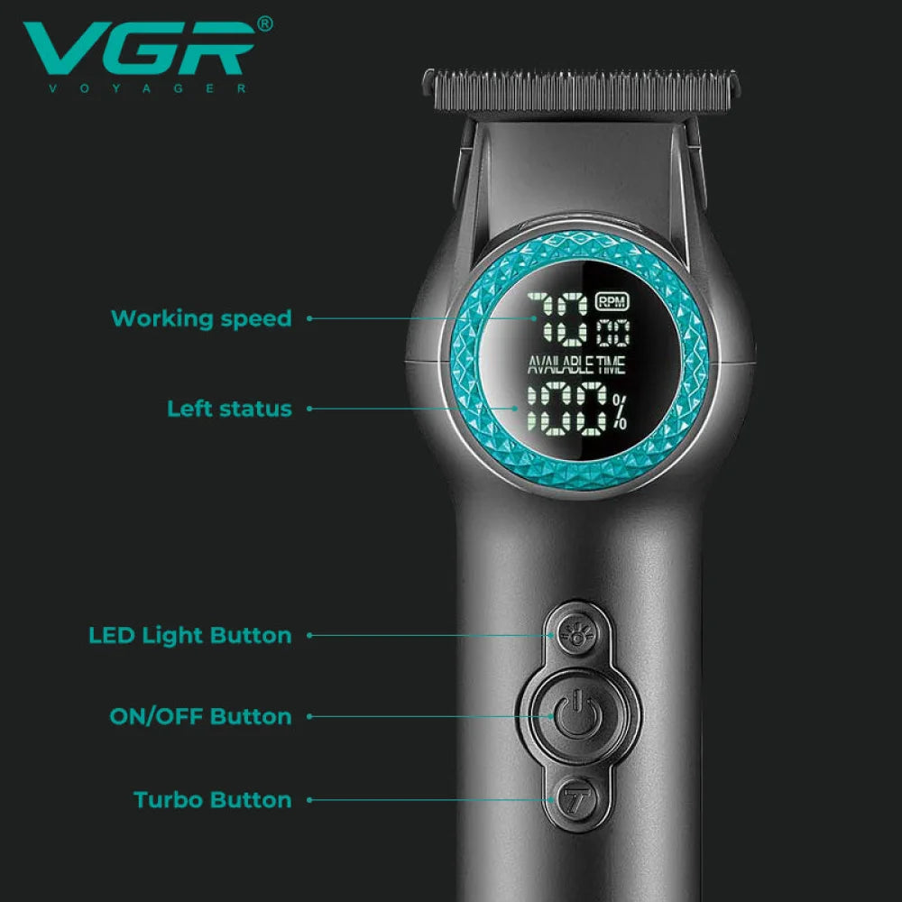 VGR V-990 Hair Trimmer Barber Hair Clipper Electric 8000RPM Cutting Machine Electric Shaver