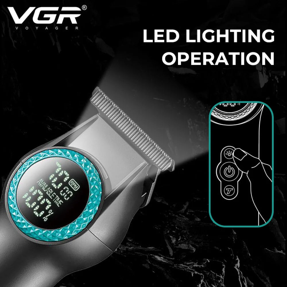 VGR V-990 Hair Trimmer Barber Hair Clipper Electric 8000RPM Cutting Machine Electric Shaver