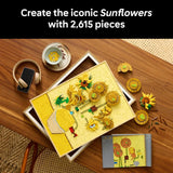 Vincent van Gogh Sunflowers (31215) 2615PCS Art Building Blocks Sunflowers Building Blocks