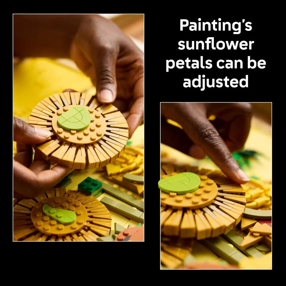 Vincent van Gogh Sunflowers (31215) 2615PCS Art Building Blocks Sunflowers Building Blocks