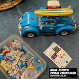 Volkswagen Beetle (10252) 1167PCS Car Model Building Blocks Volkswagen Beetle / 1167 Pieces Building Blocks