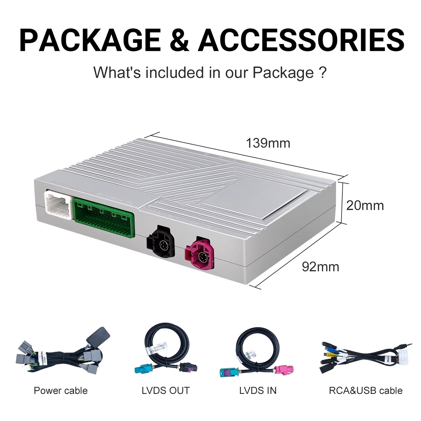 Wireless Apple CarPlay & Android Auto for Volvo (2017-2022) 9" Vertical Screen