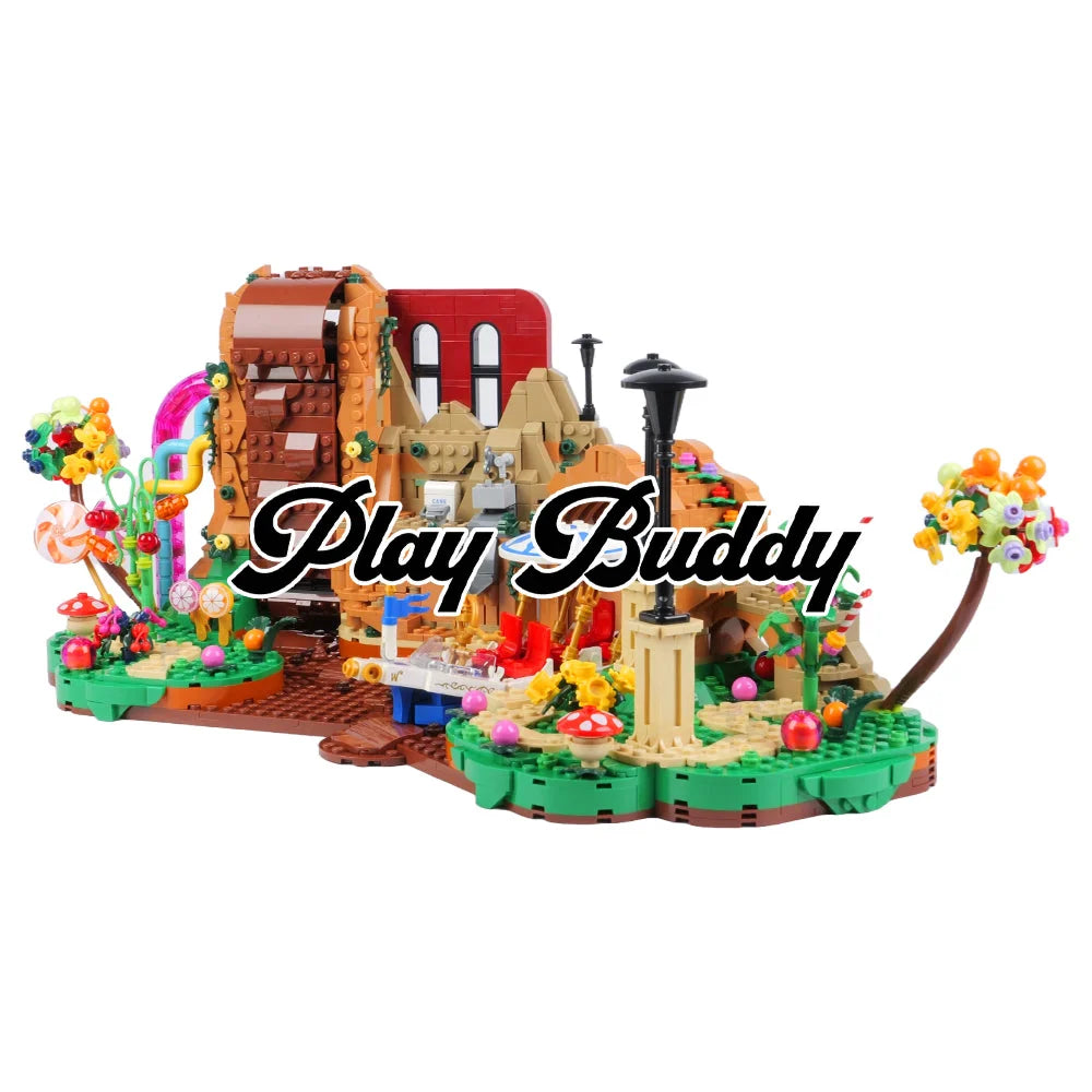 Willy Wonka & The Chocolate Factory (21360) 2025PCS Building Blocks w/ Figures The Chocolate Factory Building Blocks